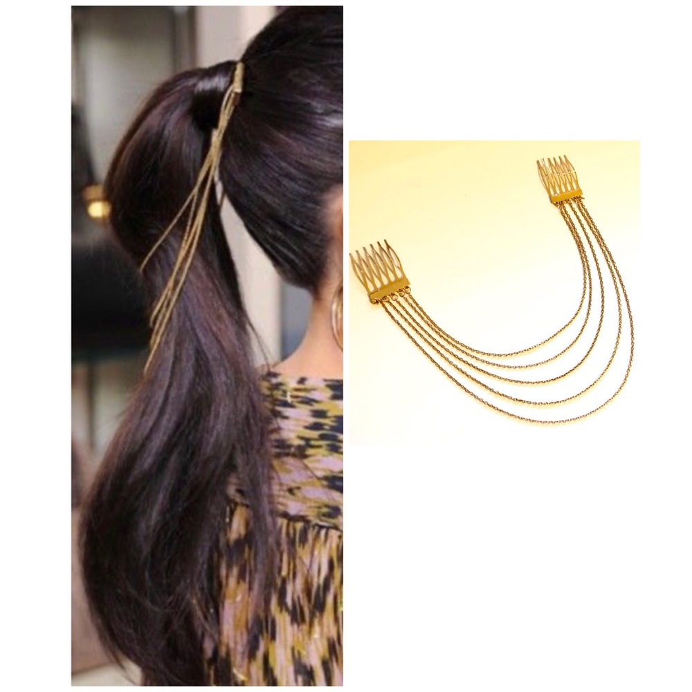 HAIR JEWELRY CHAIN CLIPS❤️